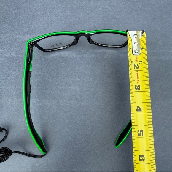 Green and Black Light Up LED Glasses - Unisex Party wear - Picture 13 of 13